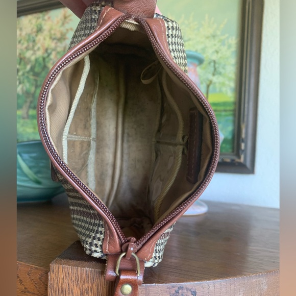 Vintage Polo Ralph Lauren Herringbone Waterproof Utility Pouch Zip Top - Picture 12 of 16